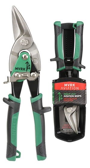 MVRK RIGHT CUTTING AVIATION SNIP WITH HOLSTER HOLSTER & BELT CLIP